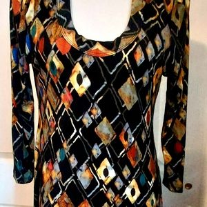 Beautiful fall tunic by Karen Kane